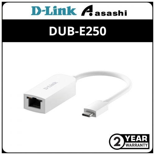 D-Link DUB-E250 USB-C to 2.5 Gigabit Ether Adapter