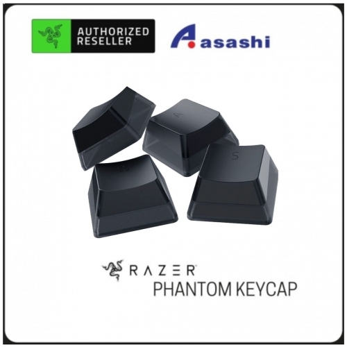 CLEARANCE - Razer Phantom Keycap Upgrade Set - Black (RC21-01740100-R3M1)
