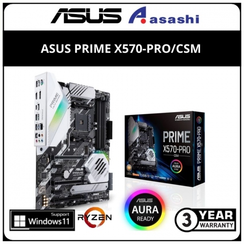 ASUS PRIME X570-PRO/CSM (AM4) ATX Motherboard