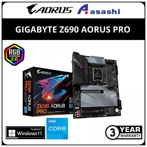 GIGABYTE Z690 AORUS PRO (DDR5, LGA1700) ATX Motherboard