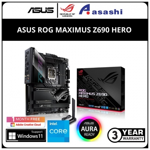 ASUS ROG MAXIMUS Z690 HERO (DDR5, LGA1700) ATX Motherboard