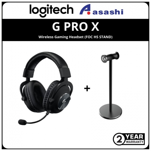 FOC HS STAND - Logitech G PRO X Wireless Gaming Headset with Blue VO!CE - 981-000909