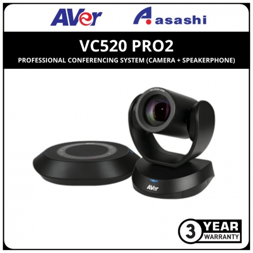 Aver VC520 Pro2 Professional Conferencing System (Camera + Speakerphone)