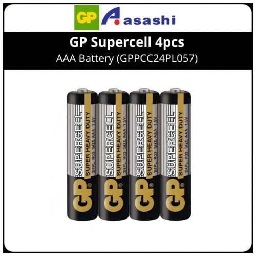 GP Supercell 4pcs AAA Battery (GPPCC24PL057)