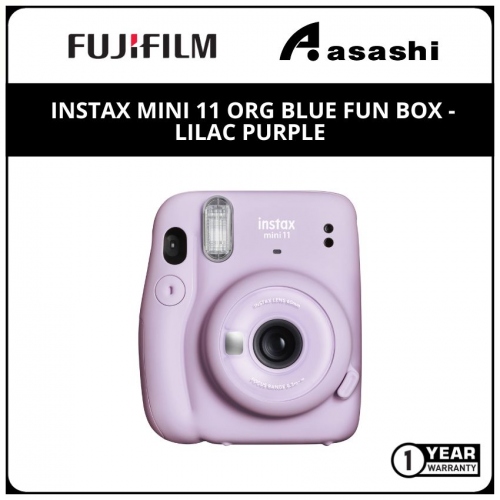 Fujifilm Instax Mini 11 ORG BLUE FUN BOX - LILAC PURPLE