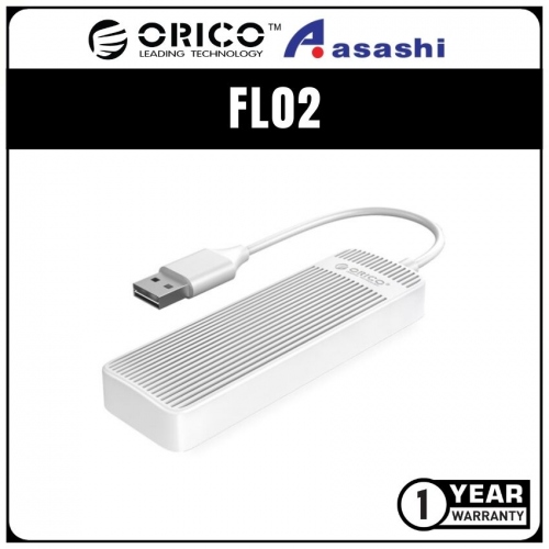 ORICO FL02 4 port USB2.0 Hub - 30cm (White)