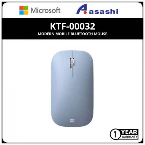 Microsoft KTF-00032 Modern Mobile Bluetooth Mouse - Pastel Blue (1 yrs Limited Hardware Warranty)