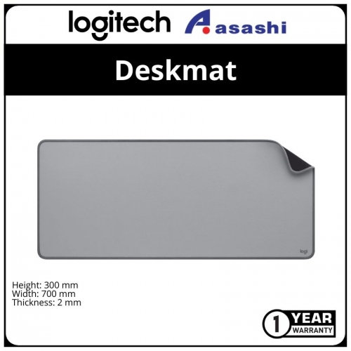Logitech Desk Mat Series Mouse Pad (MID GREY) 956-000046