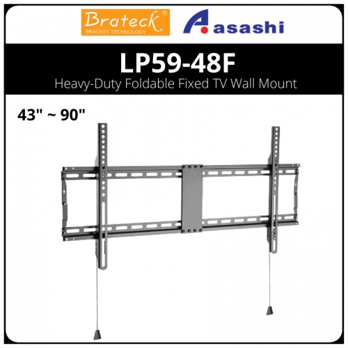 Brateck LP59-48F - Heavy-Duty Foldable Fixed TV Wall Mount