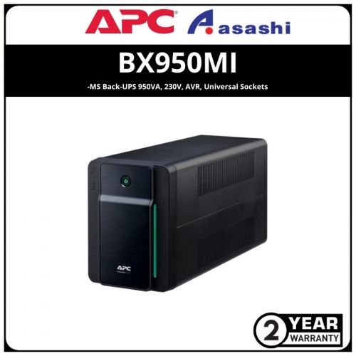 APC BX950MI-MS Back-UPS 950VA, 230V, AVR, Universal Sockets