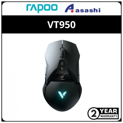 Rapoo VT950 Dual Mode 2.4 GHz Wireless & Wired Gaming Mouse - 2Y