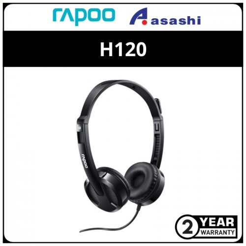 Rapoo H120 USB Wired Stereo Headset - 2Y