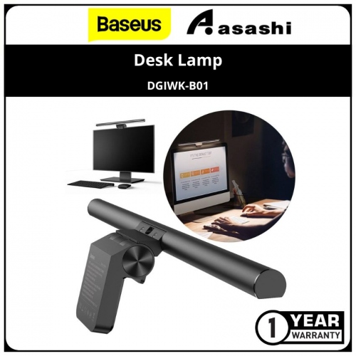 Baseus DGIWK-B01 i-wok Series USB Asymmetric Light Source Screen Hanging Light (Youth) Black