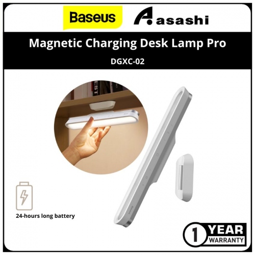 Baseus DGXC-02 Magnetic Stepless Dimming Charging Desk Lamp Pro - White