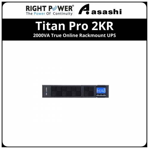 Right Power Titan Pro 2KR 2000VA True Online Rackmount UPS