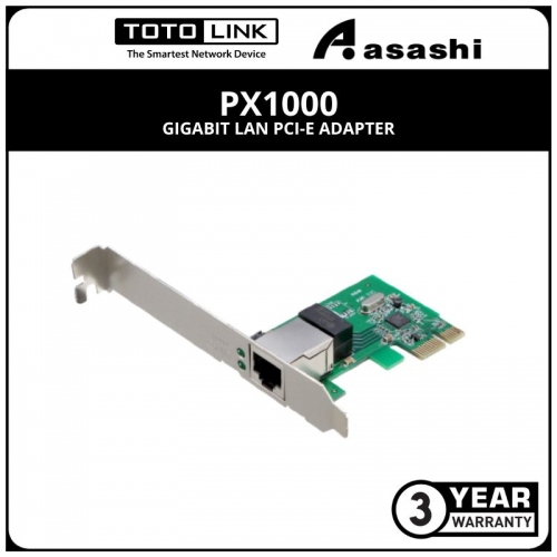 Totolink PX1000 GIGABIT LAN PCI-E ADAPTER
