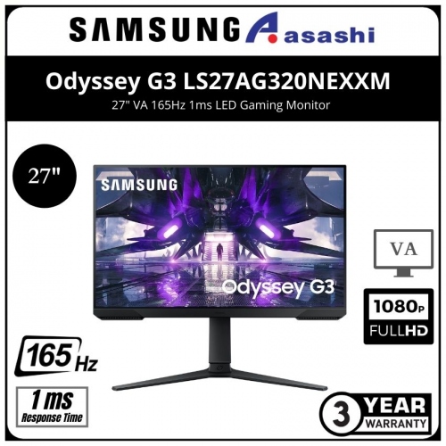 Samsung Odyssey G3 LS27AG320NEXXM 27