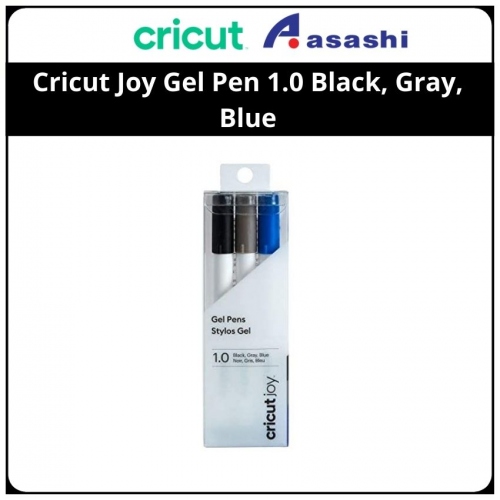 Cricut 2007090 Joy Gel Pen 1.0 Black, Gray, Blue