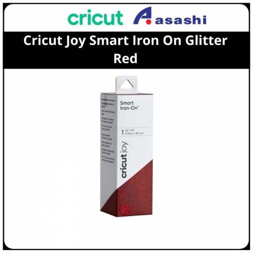 Cricut 2007203 Joy Smart Iron On Glitter Red - 5.5