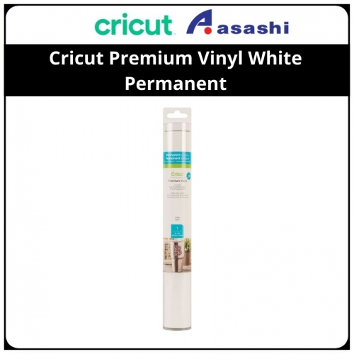 Cricut 2008570 Premium Vinyl White Permanent 12