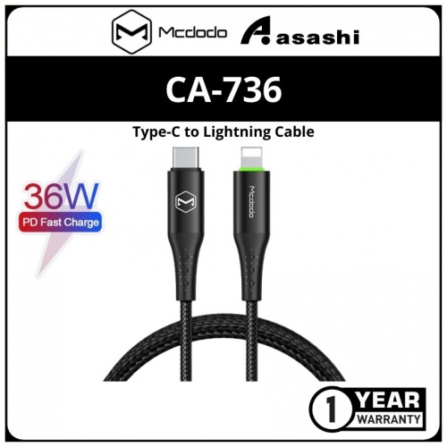 Mcdodo CA-7360 NEST SERIES Auto Power Off PD Type-C to Lightning Cable 1.2M
