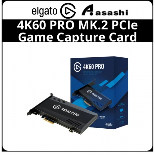 ELGATO 4K60 PRO MK.2 PCIe Game Capture Card @ 4K 60FPS Capture 10GAS9901