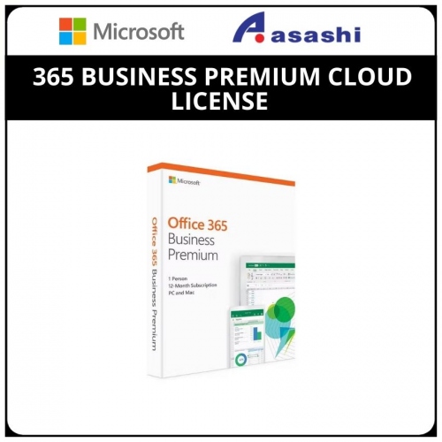 Microsoft 365 Business Premium Cloud License (12 months)