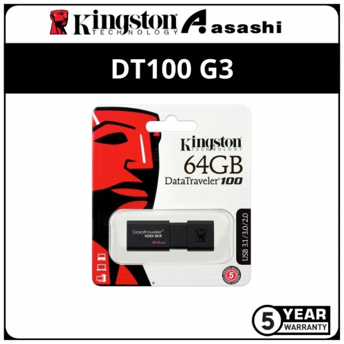 Kingston DT100 G3 64GB USB3.0 Flash Drive