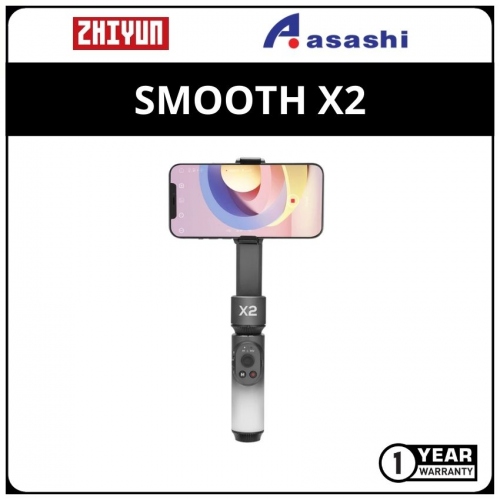 ZHIYUN SMOOTH X2-Black Light, Versatile, Powerful 2-Axis Handheld Stabilizer for Smartphone.