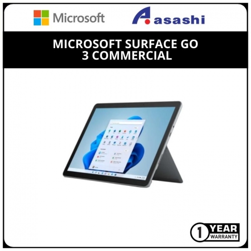 Microsoft Surface Go 3 Commercial-8V8-00024-(Intel Pentium Pentium G 6500Y/4GB RAM/64GB eMMC/10.5
