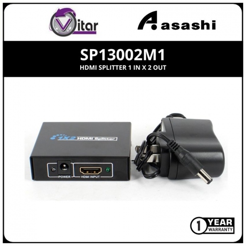 VITAR SP13002M1 HDMI SPLITTER 1 IN X 2 OUT