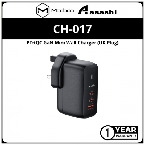 Mcdodo CH-0171 65W PD+QC GaN Mini Wall Charger (UK Plug)