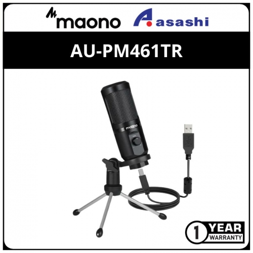 Maono AU-PM461TRRGB USB Gaming Microphone - 3.5mm Jack Connection (1 yrs Limited Hardware Warranty)