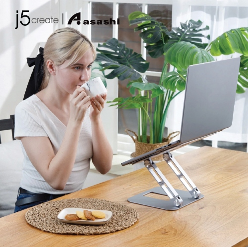 J5Create JTS127 Multi-Angle Laptop Stand with Phone Holder