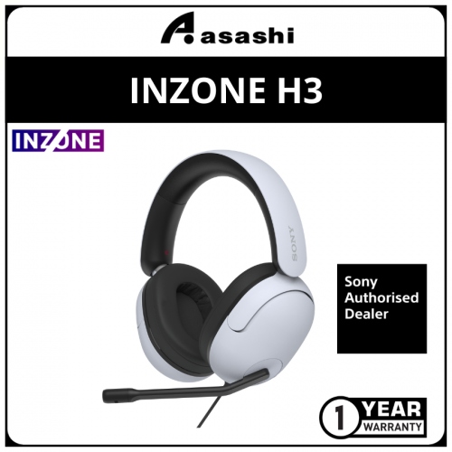 [Ready Stock] Sony INZONE H3 Wired Gaming Headset - Compatible to PS5 - MDR-G300/WZE (1 yrs Manufacturer Warranty)