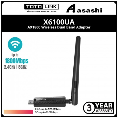 Totolink X6100UA AX1800 Wireless Dual Band Adapter