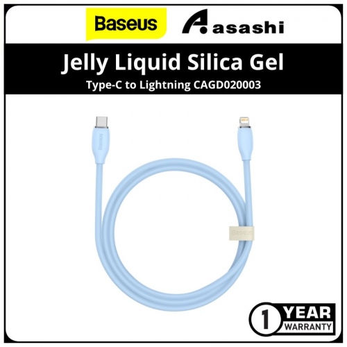 Baseus CAGD020003 Jelly Liquid Silica Gel Fast Charging Data Cable Type-C to iP 20W 1.2m - Blue (CAGD020003)