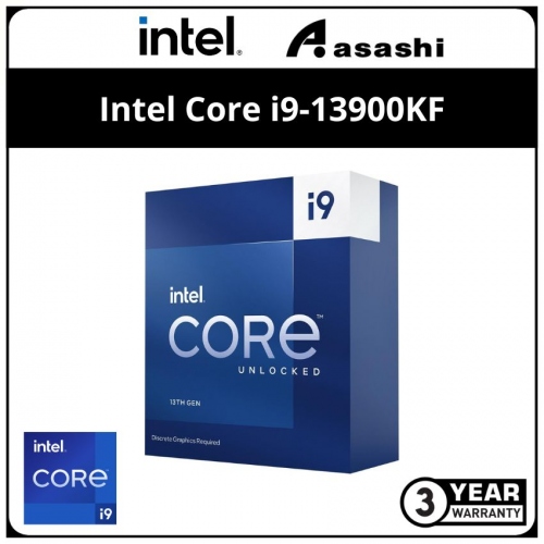 Intel Core i9-13900KF Processor (36M Cache, up to 5.80 GHz, 24C/32T) LGA1700