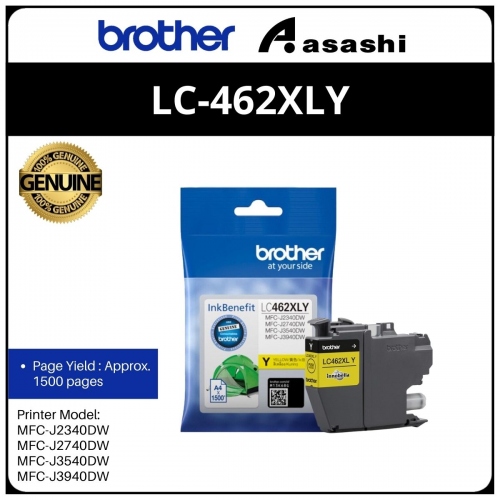 BROTHER LC462XLY YELLOW INK