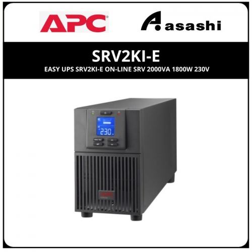 APC Easy UPS SRV2KI-E On-Line SRV 2000VA 1800W 230V