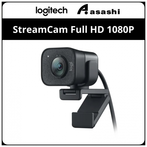 Logitech StreamCam Full HD 1080P Streaming Webcam (Graphite)