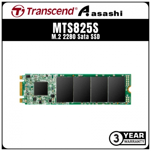 Transcend MTS825S 500GB M.2 2280 Sata SSD - TS500GMTS825S (Up to 530MB/s Read & 480MB/s Write)