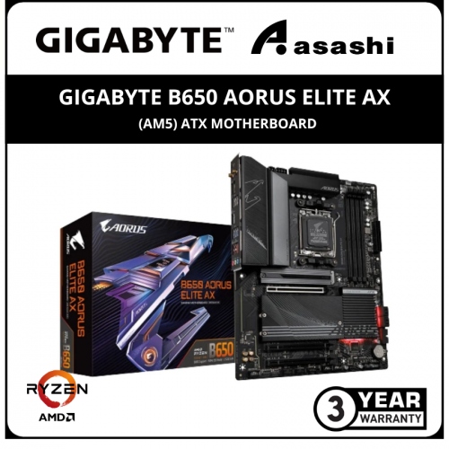 GIGABYTE B650 AORUS ELITE AX (AM5) ATX Motherboard