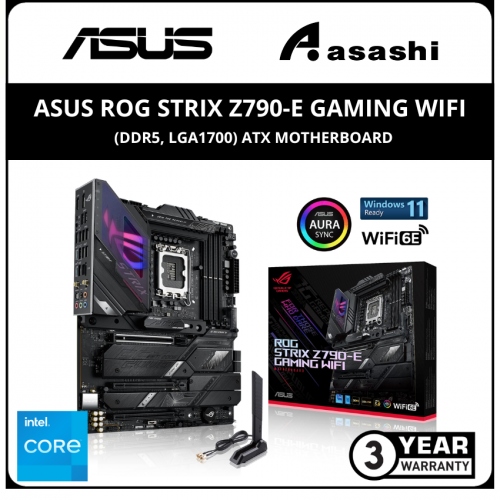 ASUS ROG STRIX Z790-E GAMING WIFI (DDR5, LGA1700) ATX Motherboard