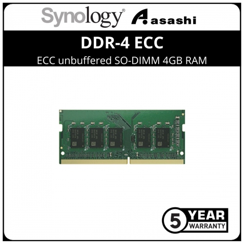 Synology DDR-4 ECC unbuffered SO-DIMM 4GB RAM (D4ES02-4G)