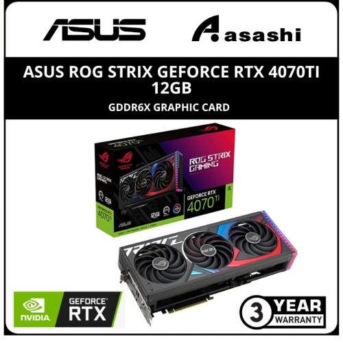 ASUS ROG Strix GeForce RTX 4070Ti 12GB GDDR6X Graphic Card