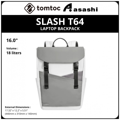 Tomtoc T64M1G1 (Tephra) SLASH T64 Laptop Backpack