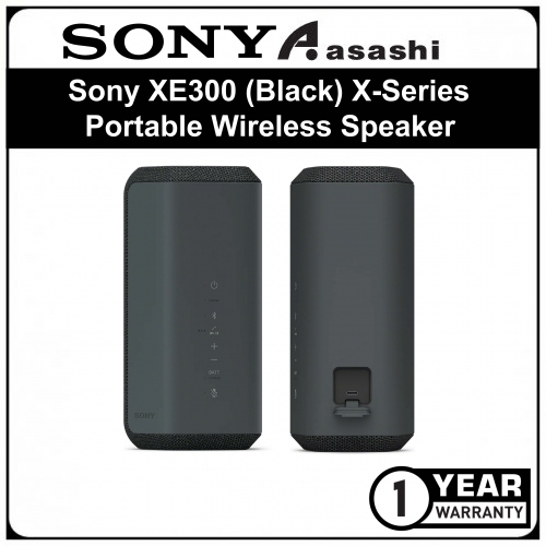 Sony XE300 (Black) X-Series Portable Wireless Speaker (1 yr Manufacturer Warranty)