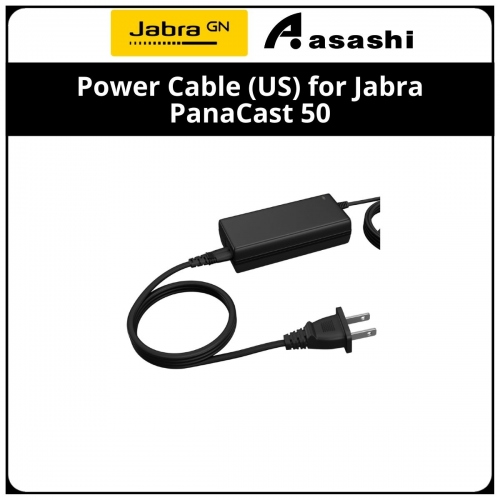 Power Cable (UK) for Jabra PanaCast 50 (Black)