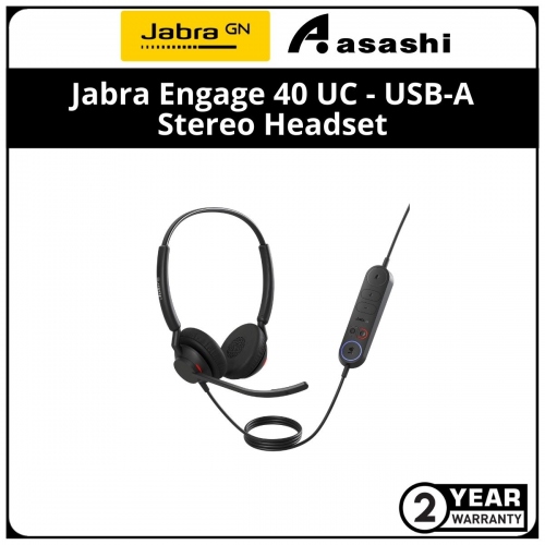 Jabra Engage 40 UC - USB-A Stereo Headset